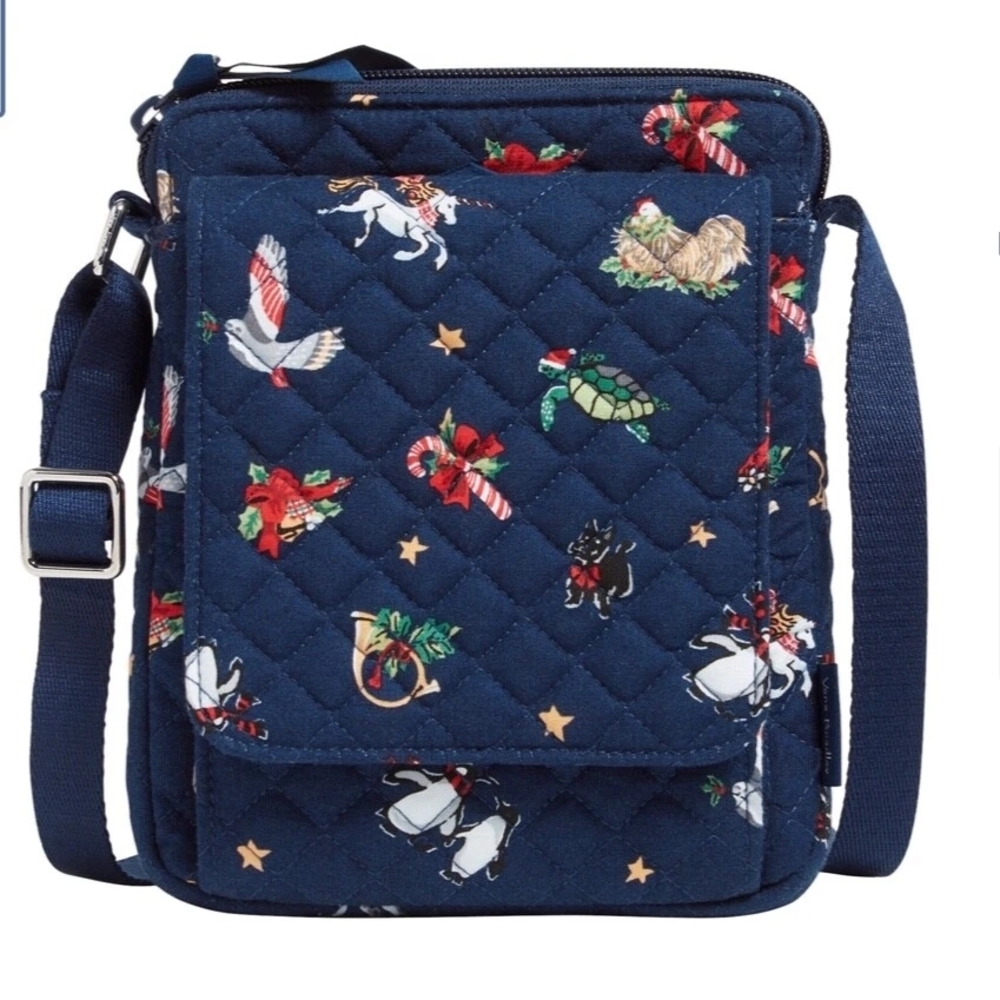 Vera Bradley Festive Navy Crossbody Bag